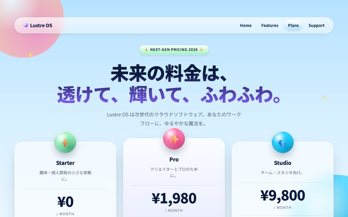Y2Kクロームベベルとオーブの料金プラン
